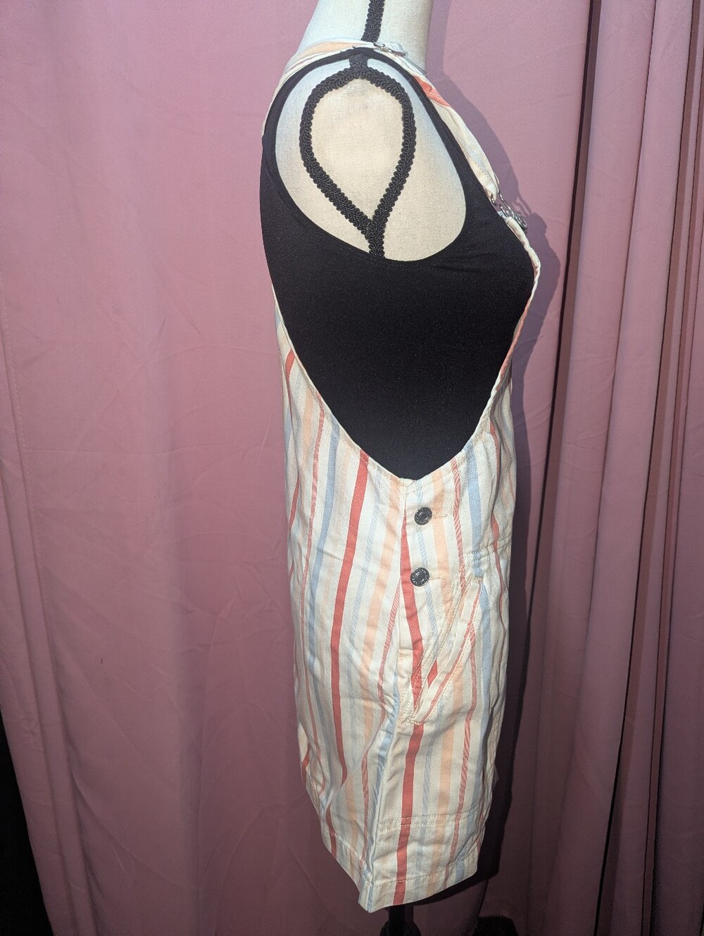 AMERICAN EAGLE OUTFITTERS Overall Denim Dress with Pockets XS - Picture 2 of 13